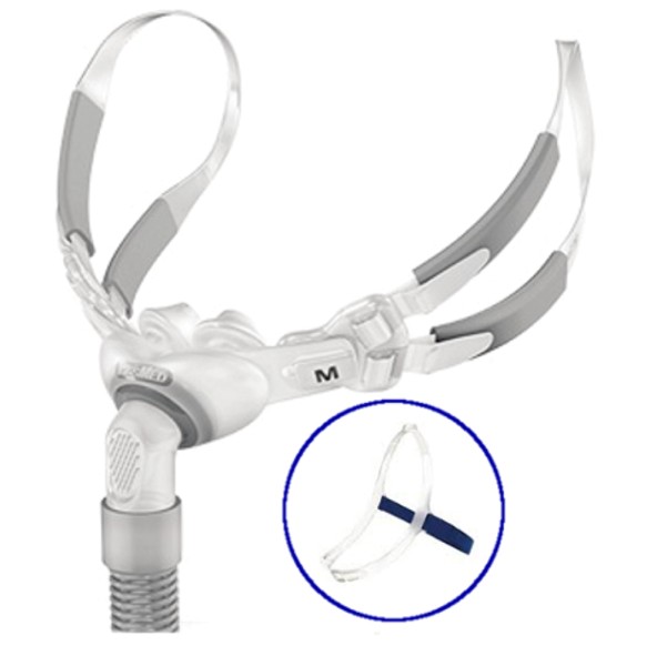 Swift FX Bella Gray CPAP Nasenpolstermaske